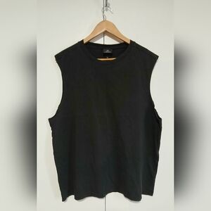 H&M Men's Large Sleeveless Tank Top Muscle Tee Workout Gym 100% Cotton